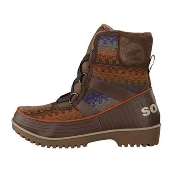 Sorel Shoes - Sorel Tivoli II Aztec Blanket Tobacco Brown Women's Winter Boots, size8